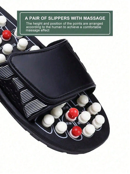 2026Acupoint Massage Slippers Sandal for Men Feet Chinese Acupressure Therapy Medical Rotating Foot Massager Shoes Unisex