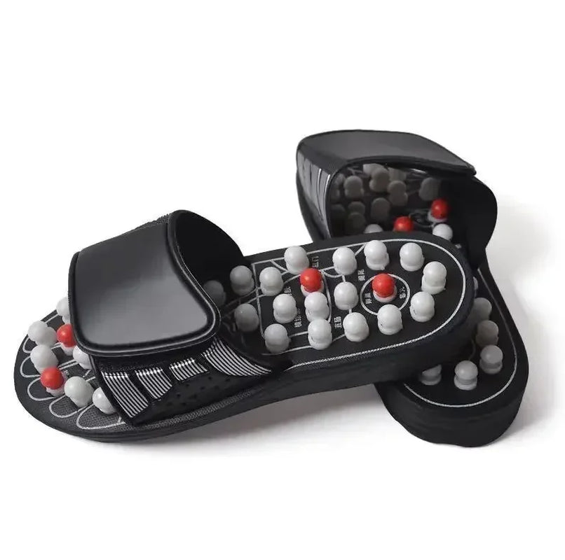 2026Acupoint Massage Slippers Sandal for Men Feet Chinese Acupressure Therapy Medical Rotating Foot Massager Shoes Unisex